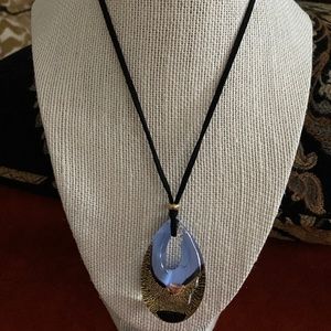 Murano Blue Glass Pendant